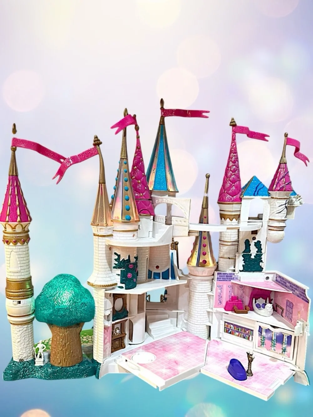 Trendmasters 1998 Beauty and the Beast Castle Playset & Original Figures Works - Picture 13 of 16